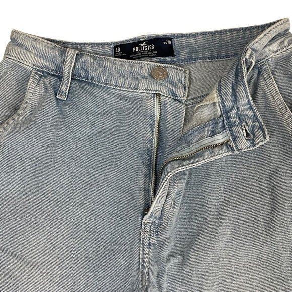 Hollister Ultra High-Rise Dad Cargo Jean Vintage Stretch 27R - Picture 13 of 16